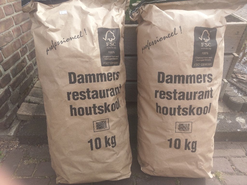 Dammers houtskool, Ophalen, Nieuw