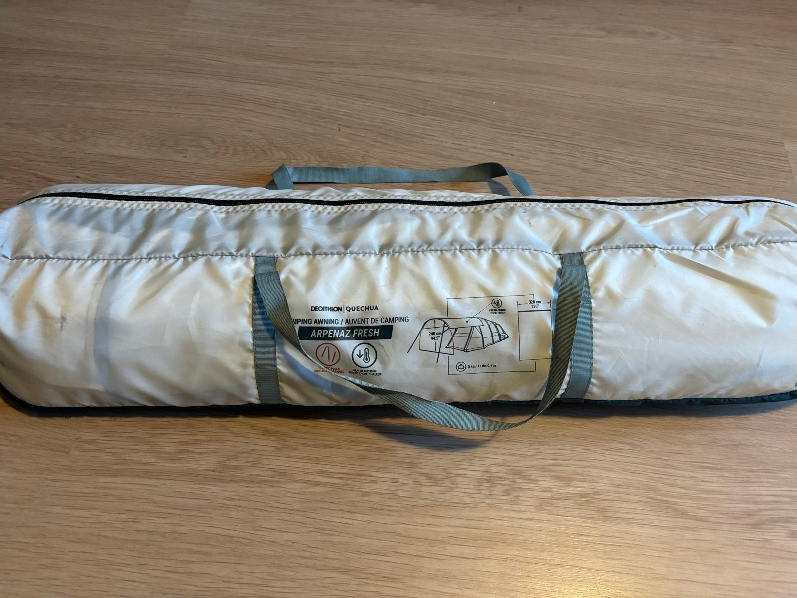 Decathlon Quechua Arpenaz Fresh Tent Luifel, Ophalen of Verzenden, Zo goed als nieuw, Tot en met 2