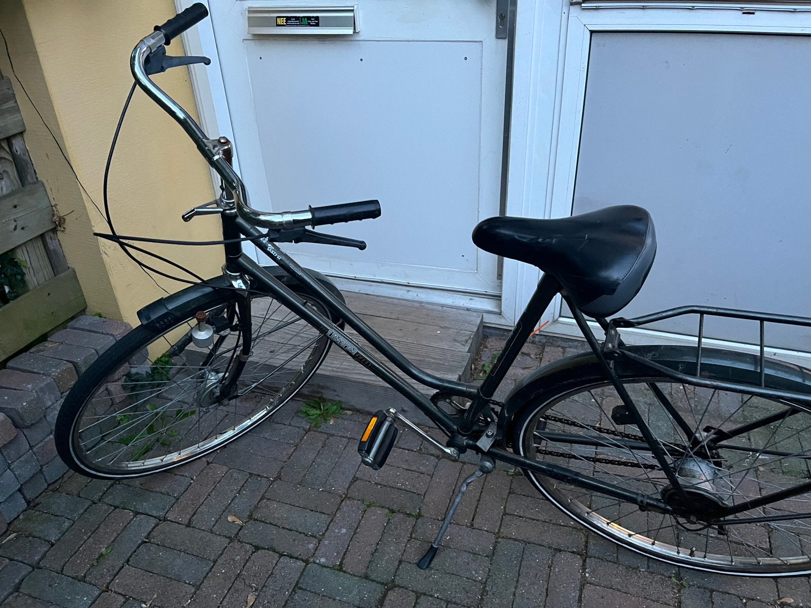 Union stadsfiets met handremmen 28 inch, 56 cm of meer, Ophalen, Gebruikt, Handrem