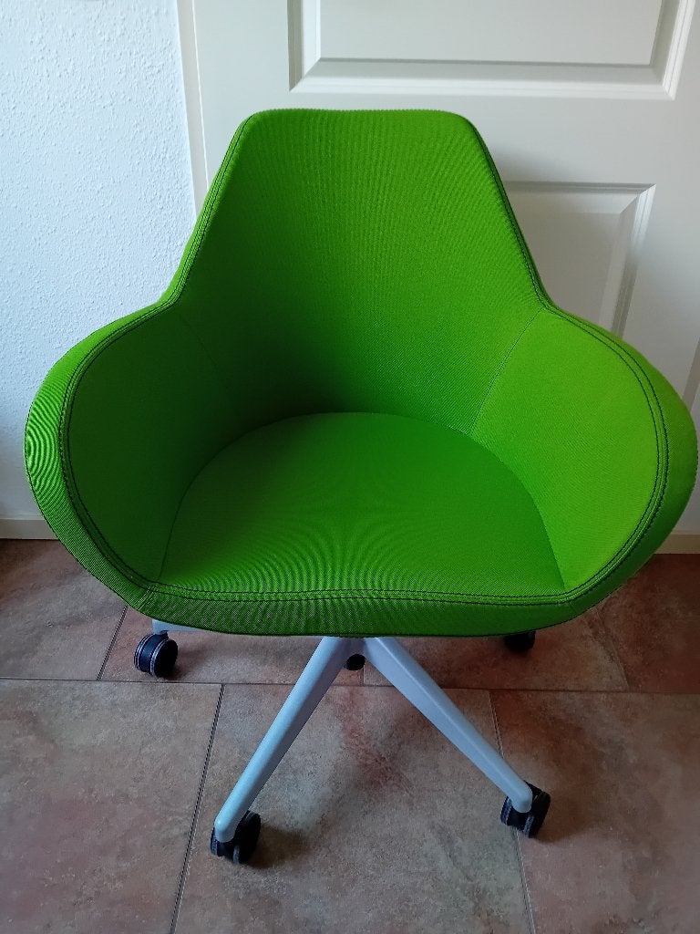 Vergader/bureaustoel, Ophalen, Zo goed als nieuw, Groen