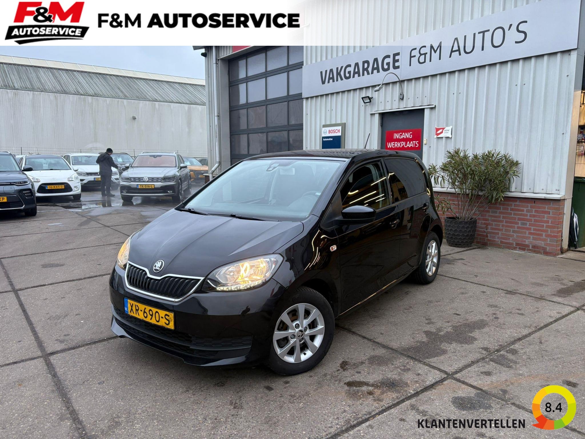 Skoda Citigo 1.0 Greentech Ambition Airco, cruise, Auto's, Voorwielaandrijving, Stof, Gebruikt, Start-stop-systeem