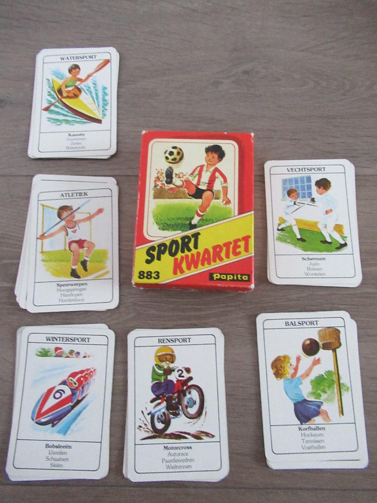 Sportkwartet Papita nr. 883 ( uit de jaren 80), Ophalen of Verzenden, Gebruikt, Kwartet(ten)