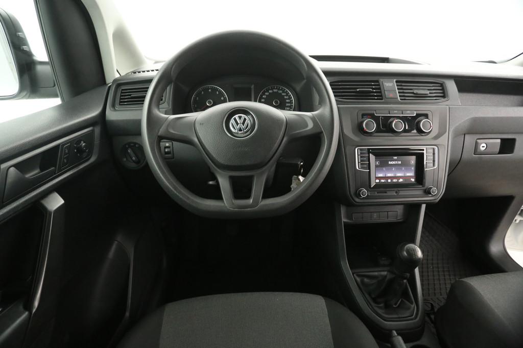 Volkswagen Caddy TSI | BENZINE | Airco | Parkeersensoren | E, Auto's, Stof, Gebruikt, Volkswagen, Wit