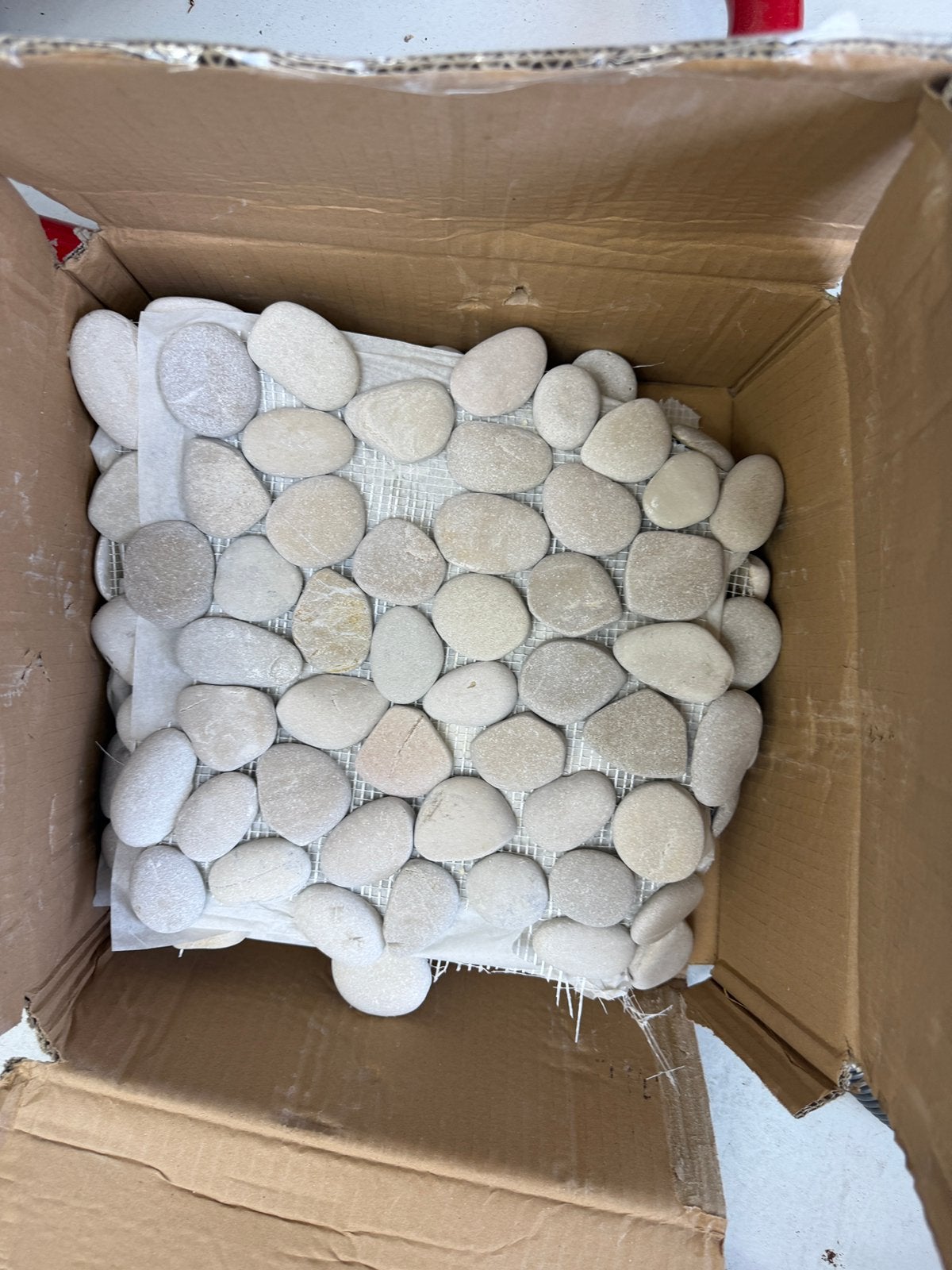 Pebbles matjes 35x35 5 matjes., Ophalen, Zo goed als nieuw, 20 tot 40 cm, Minder dan 5 m²