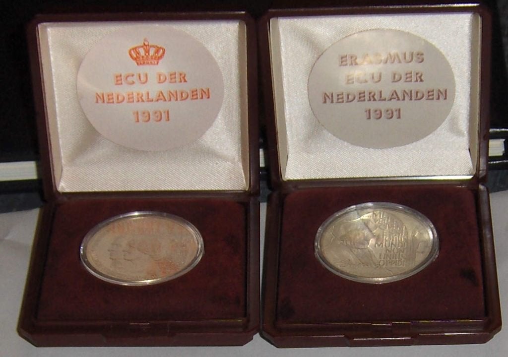 2x      2½ ecu der Nederlanden, Verzenden, Koningin Beatrix, Overige waardes