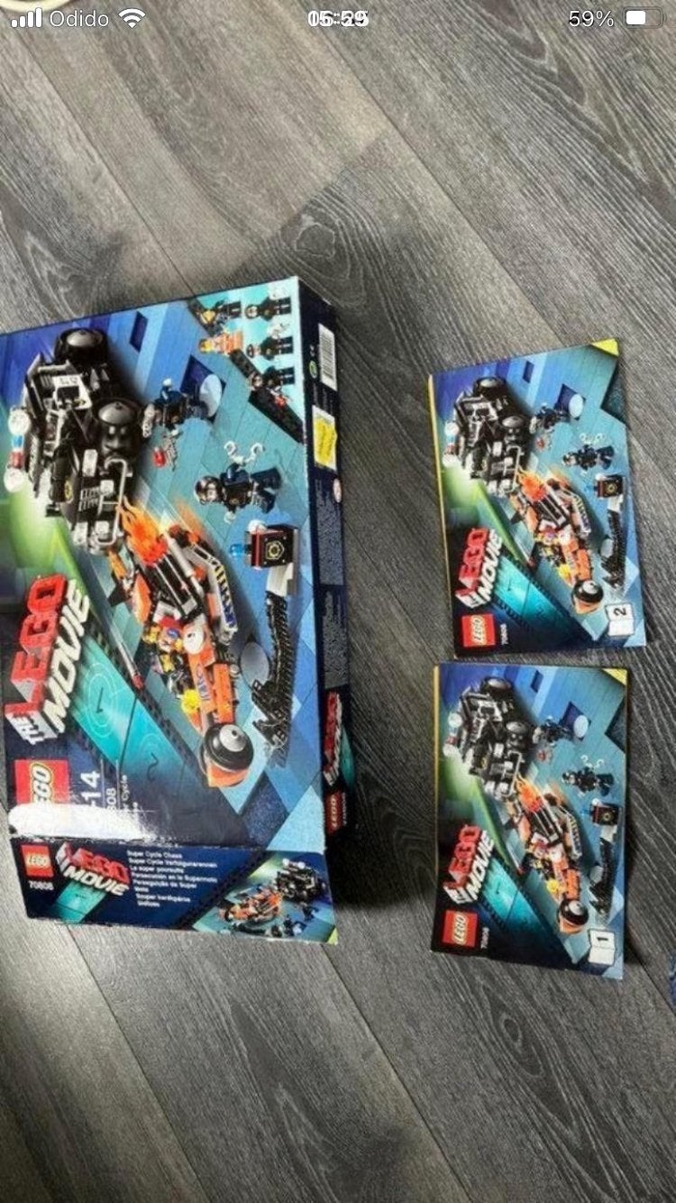 Lego movie set super cycley chase 70808, Ophalen of Verzenden, Zo goed als nieuw