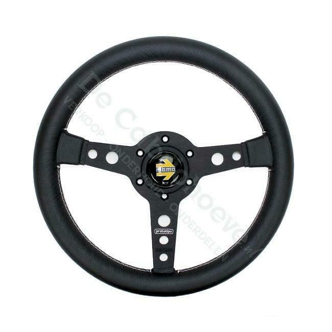 MX5 Momo stuur Prototipo 32 Zwart, De Cabriohoeve VOF, Nieuw, Info@cabriohoeve.nl, Julianalaan 9, 9462PG Gasselte, Nederland