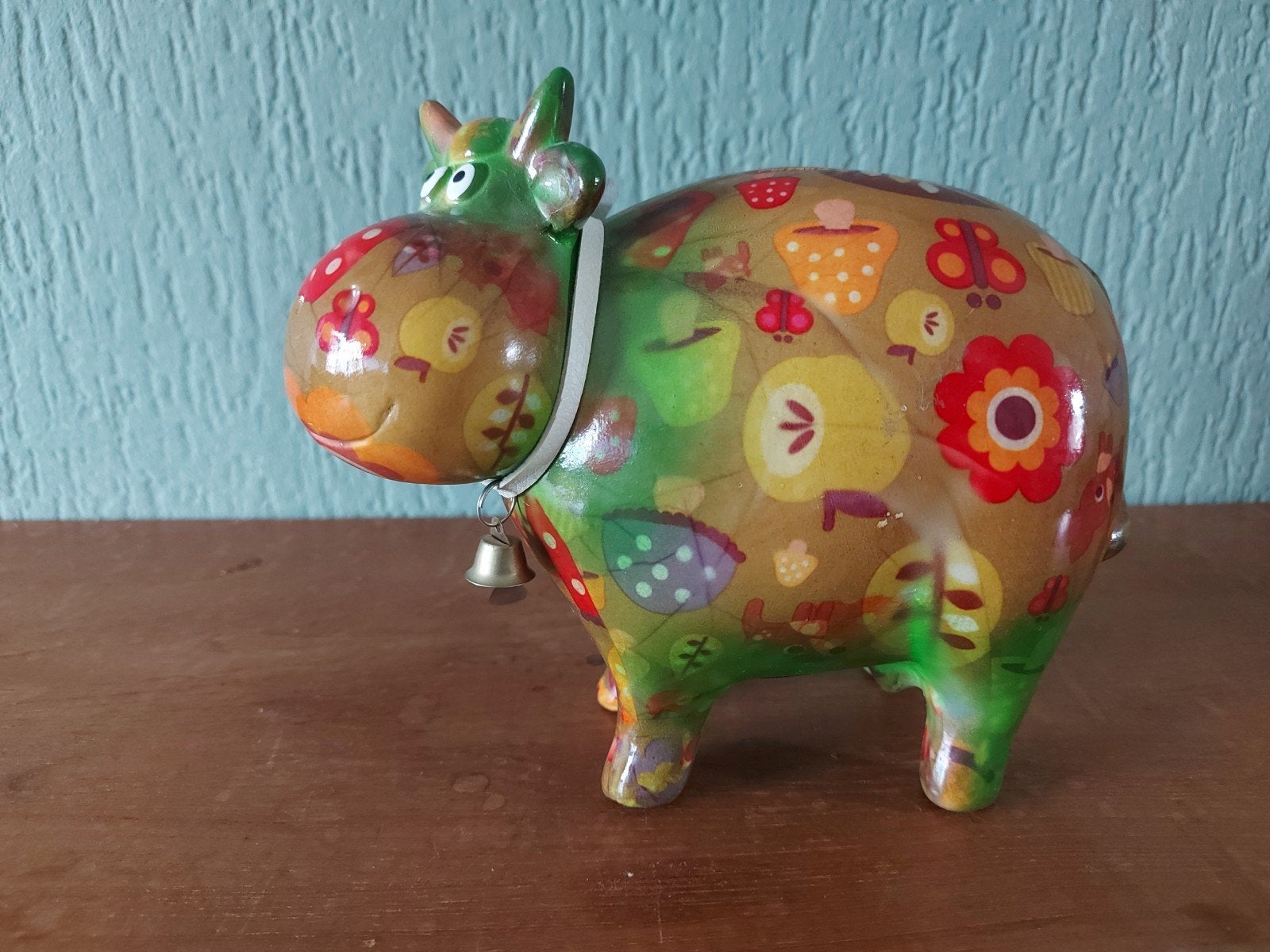 Pomme pidou spaarpot: koe en muis, Verzamelen, Spaarpotten, Ophalen of Verzenden, Zo goed als nieuw, Steen, Aardewerk of Keramiek