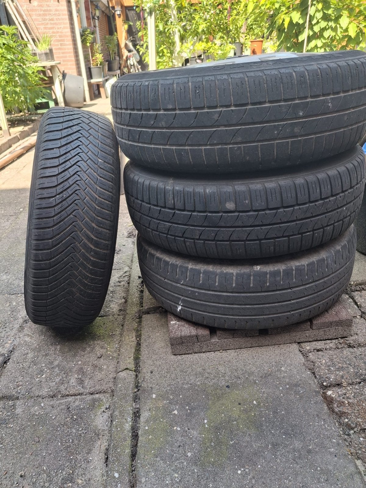 Opel astra banden met velgen, Ophalen, Gebruikt