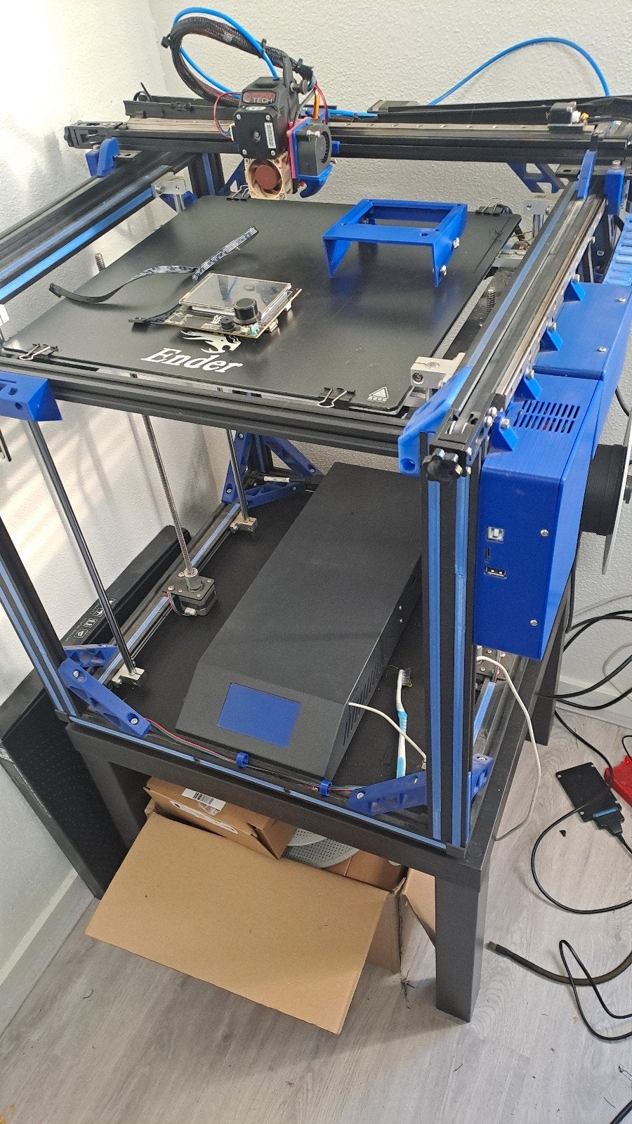 Ender 5 Plus 3D-printer met upgrades, Computers en Software, Ophalen, Gebruikt, Filament, Creality Ender