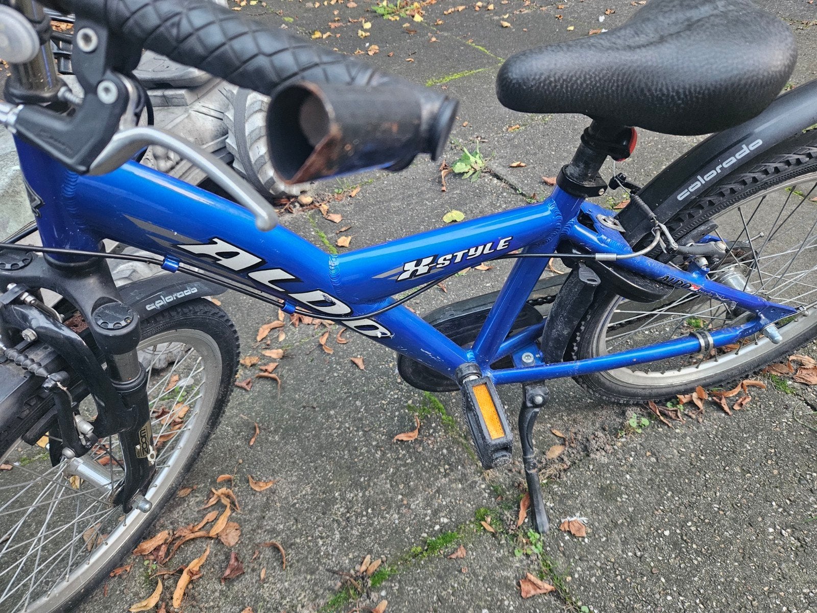 Blauwe kinderfiets 20 inch - H-Style Aldo, Fietsen en Brommers, Ophalen, 20 inch of meer, H-Style Aldo, Gebruikt
