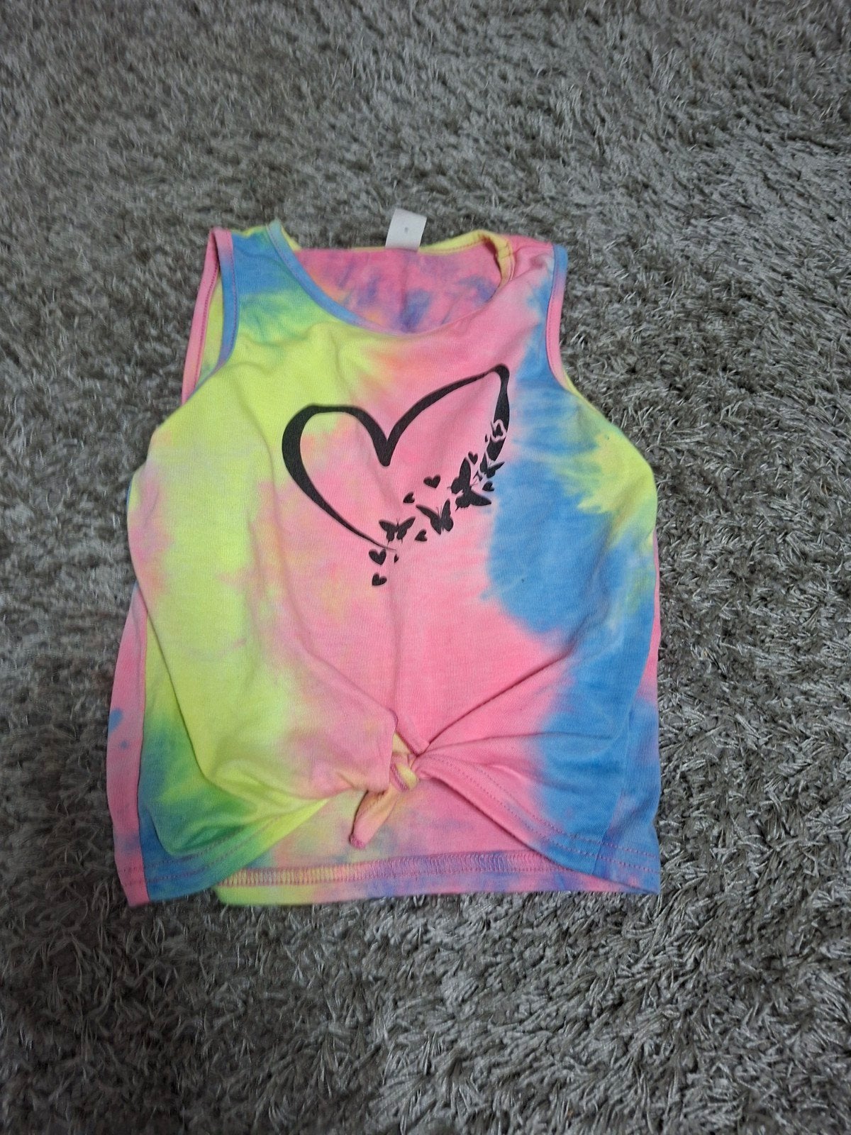 Kleurig shirtje, maat 116, Shein, Zo goed als nieuw, Shirt of Longsleeve, Verzenden