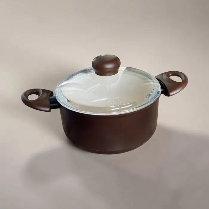 Delimano kookpot, Huis en Inrichting, Keuken | Potten en Pannen, Gebruikt, Aluminium, Ophalen of Verzenden, Met handvatten