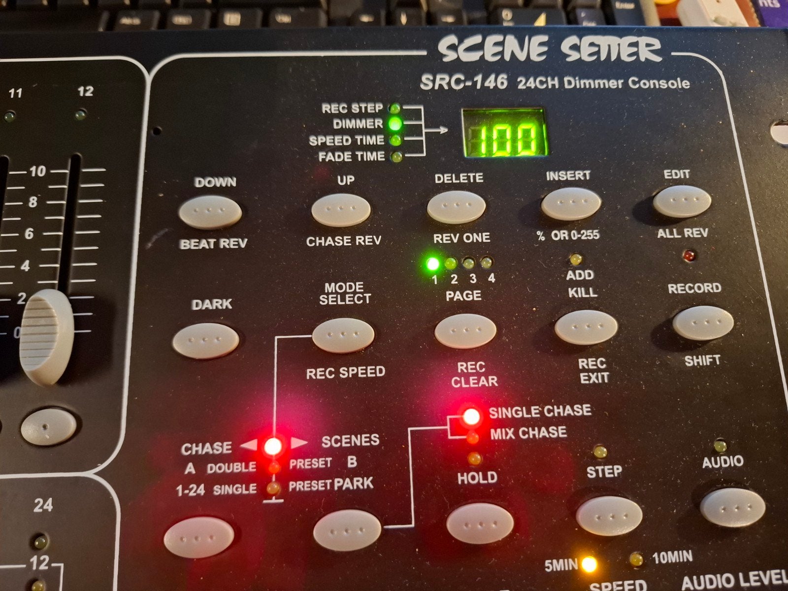 Eurolite SRC-146 24-kanaals DMX dimmer console, Ophalen of Verzenden