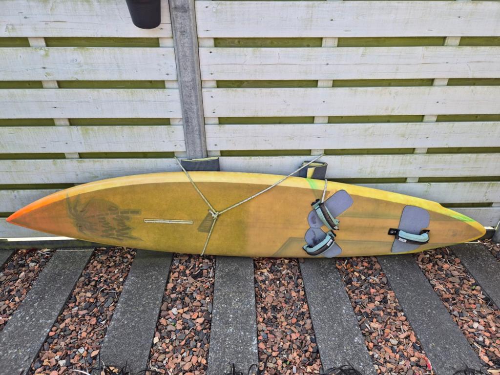 Maui Magic Epoxy Windsurfplank 2.60m met voetbanden, Watersport en Boten, Windsurfen, Ophalen, Gebruikt