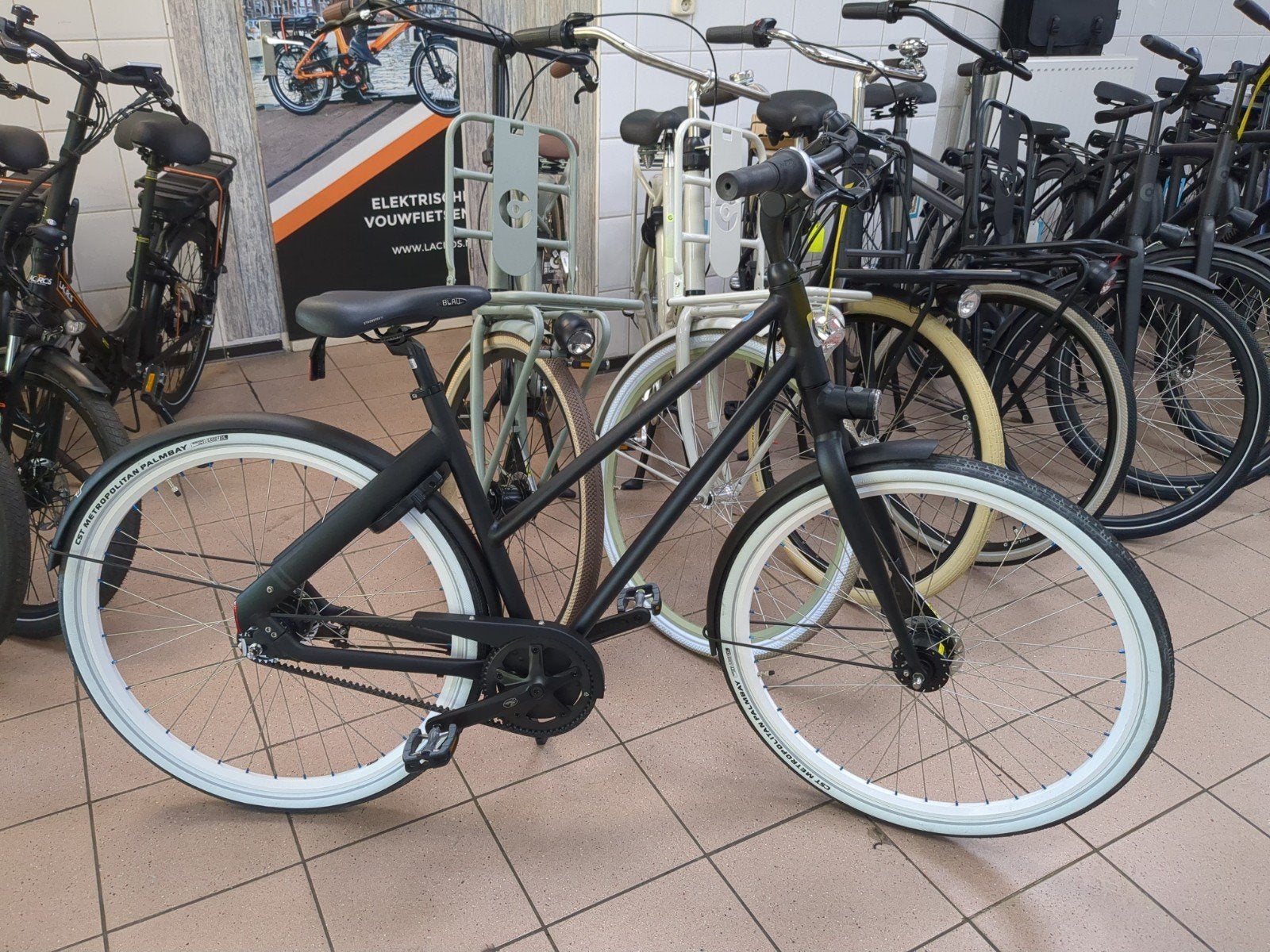 Cortina Damesfiets Blauw 51cm - Nieuw met Naafdynamo & Belt, Cortina fietsen.nl, Versnellingen, Nieuw, Cortina
