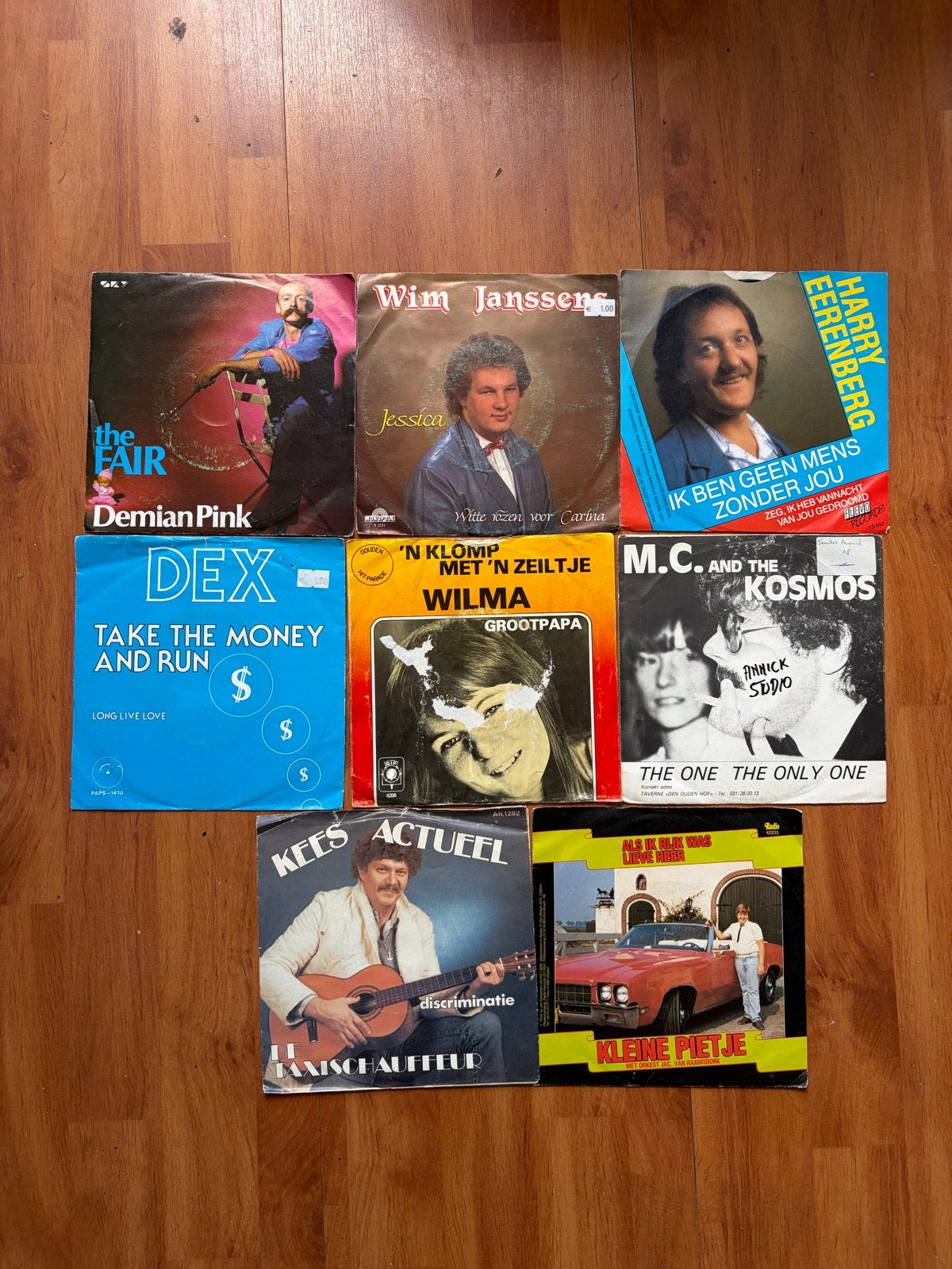 Partij van 9 Nederlandstalige Singles - Diverse Artiesten, Cd's en Dvd's, Vinyl Singles, Gebruikt, 7 inch, Single, Ophalen of Verzenden