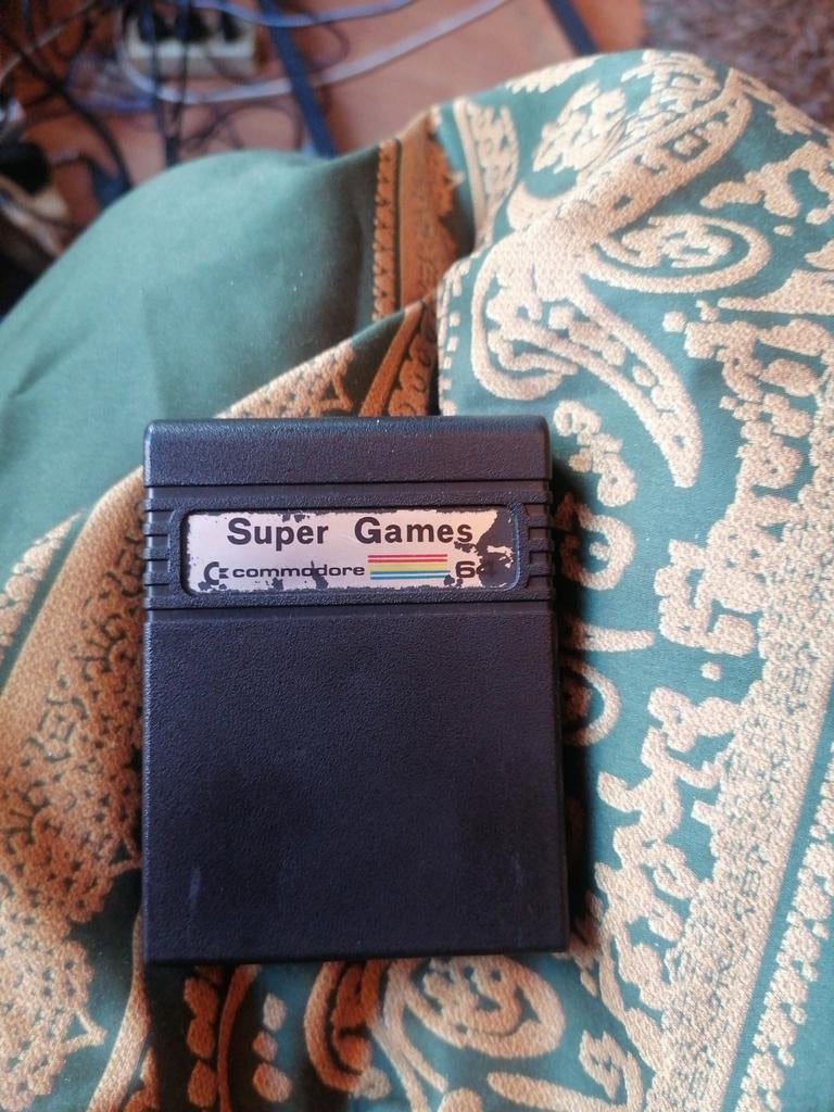 Commodore 64 cartridge - Super Games, Ophalen of Verzenden