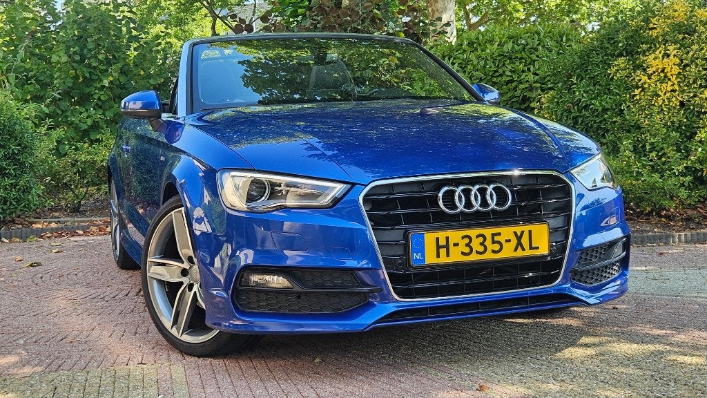 Audi A3 1.4 Tfsi 110KW Cabrio S-tronic 2016 Blauw Sport, Stof, Cabriolet, 19 km/l, Particulier