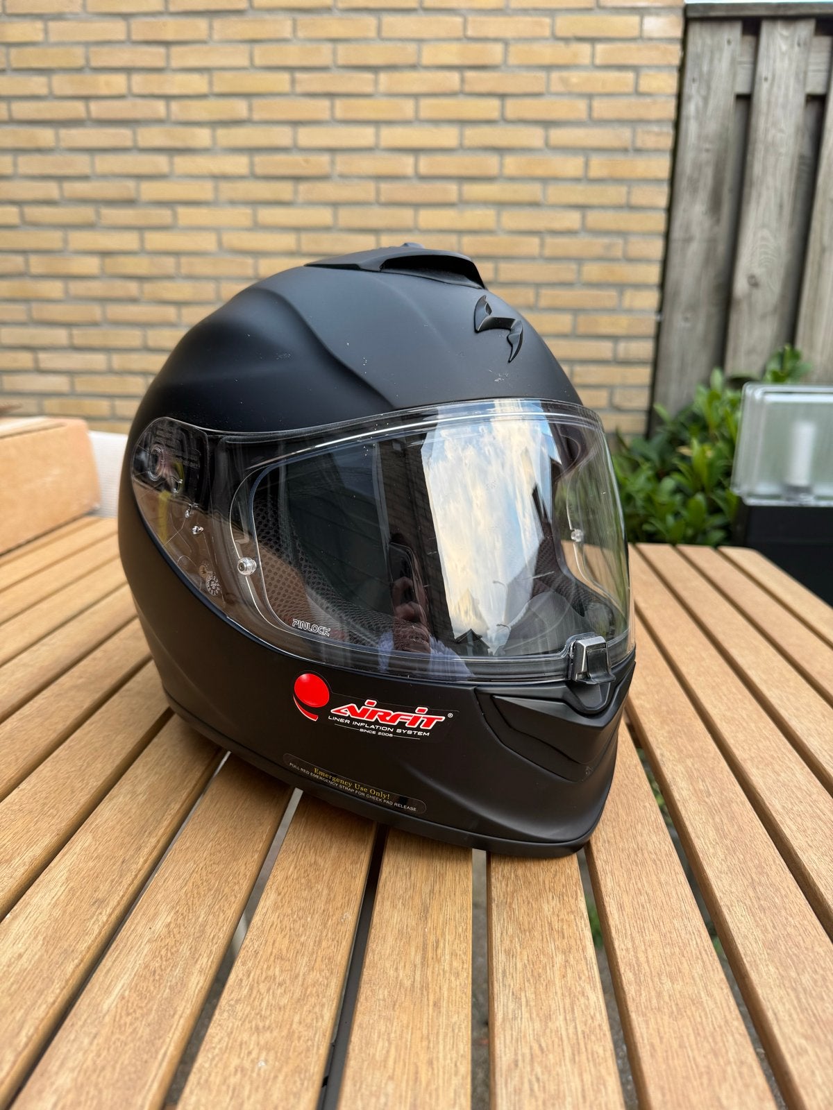Scorpion EXO-1400 Air maat L  slechts 2x gebruikt – zgan, Motoren, Ophalen of Verzenden, Tweedehands, Heren, Overige typen