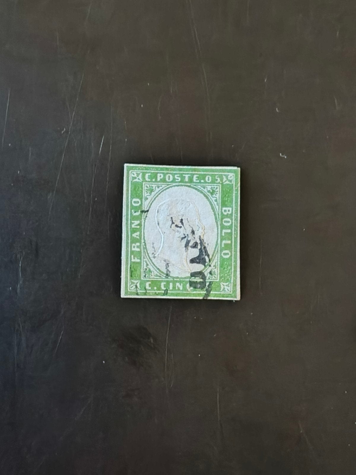 Sardinia 5 centesimi 1862, Michel 10a, Ophalen of Verzenden