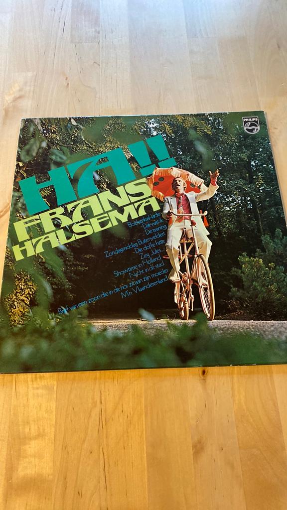 Vinyl lp Frans Halsema - Ha!!, Ophalen of Verzenden, Zo goed als nieuw, 12 inch, Levenslied of Smartlap