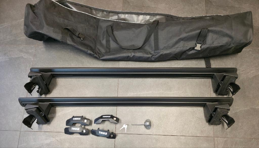 Thule dakdragers Wingbar evo zwart voor Opel Astra, Auto diversen, Ophalen