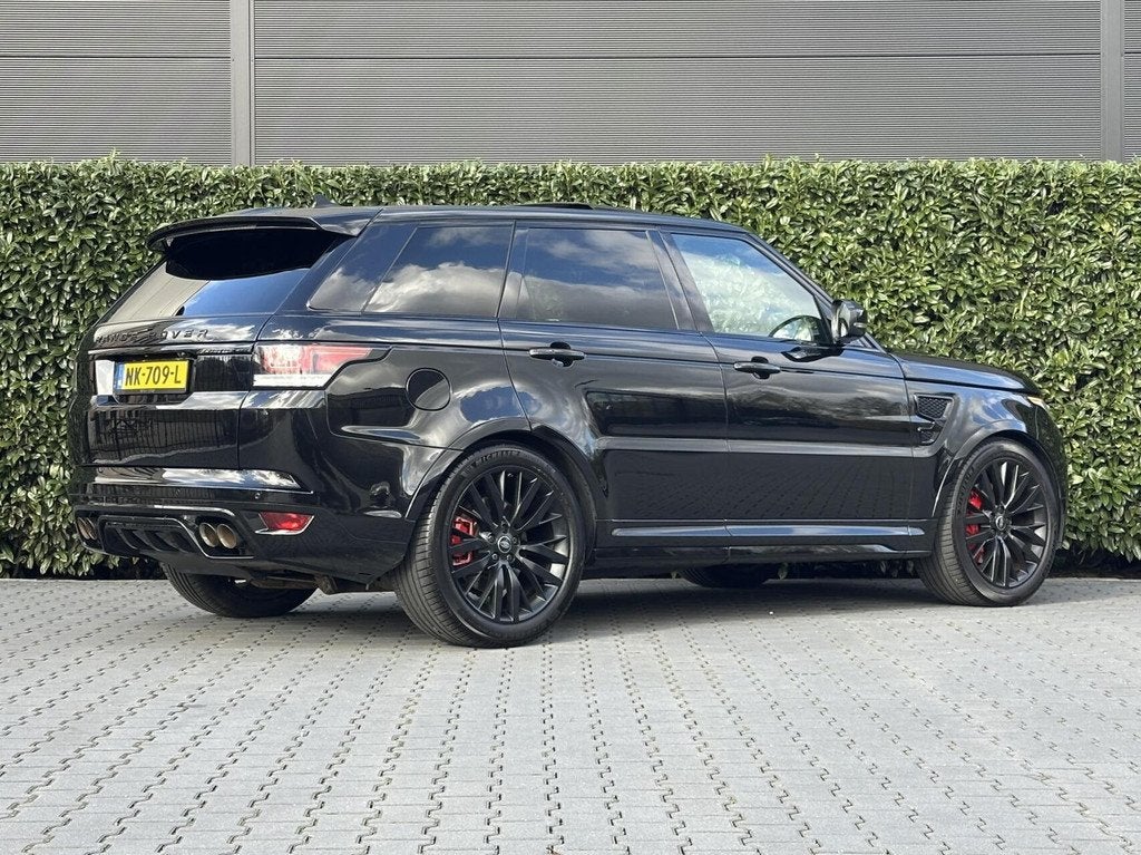 Land Rover Range Rover Sport 5.0 V8 Supercharged SVR, PANORA, Auto's, Land Rover, Automaat, Zwart, Bedrijf, Vierwielaandrijving