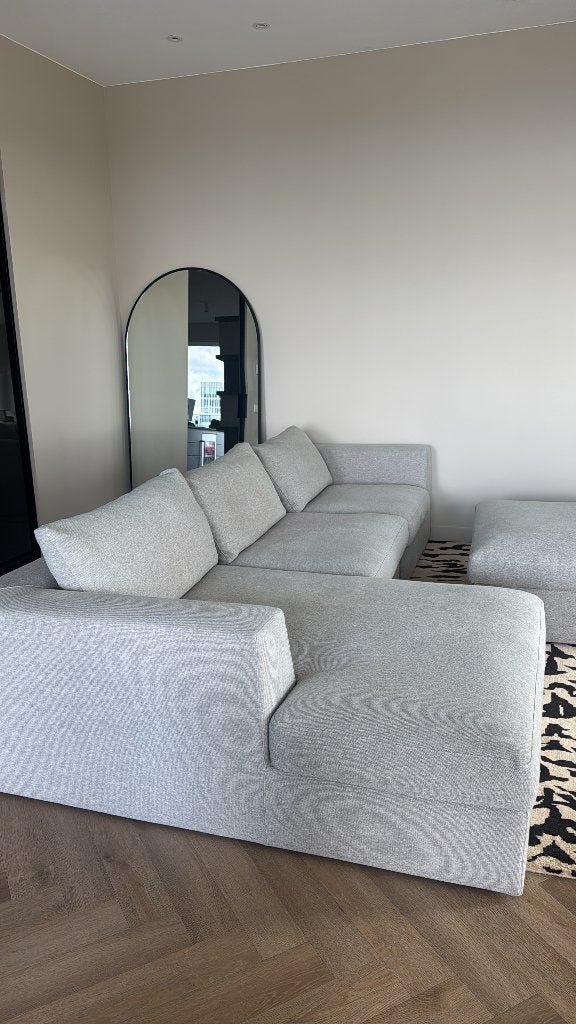 Designbank Meridiani, Ophalen, 250 tot 300 cm, Gebruikt, Hoekbank