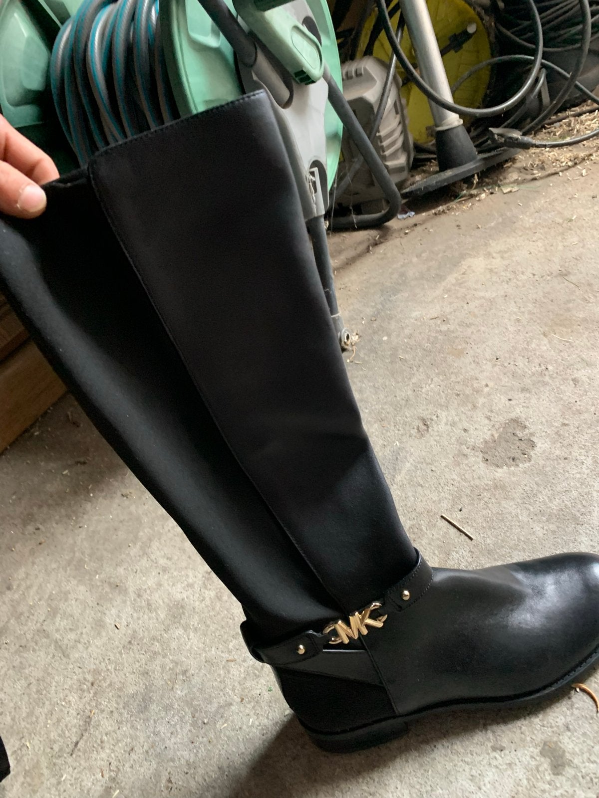Te Koop Michael Kors Laarzen, Kleding | Dames, Schoenen, Ophalen of Verzenden, Zo goed als nieuw, Zwart, Hoge laarzen