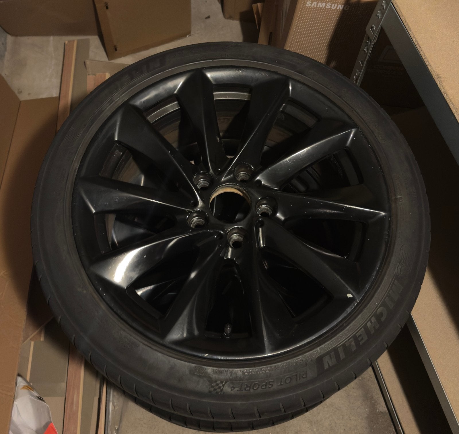 Originele BMW E90 style 415 velgen 18 inch zwart, Ophalen, 18 inch, Velg(en), Zomerbanden