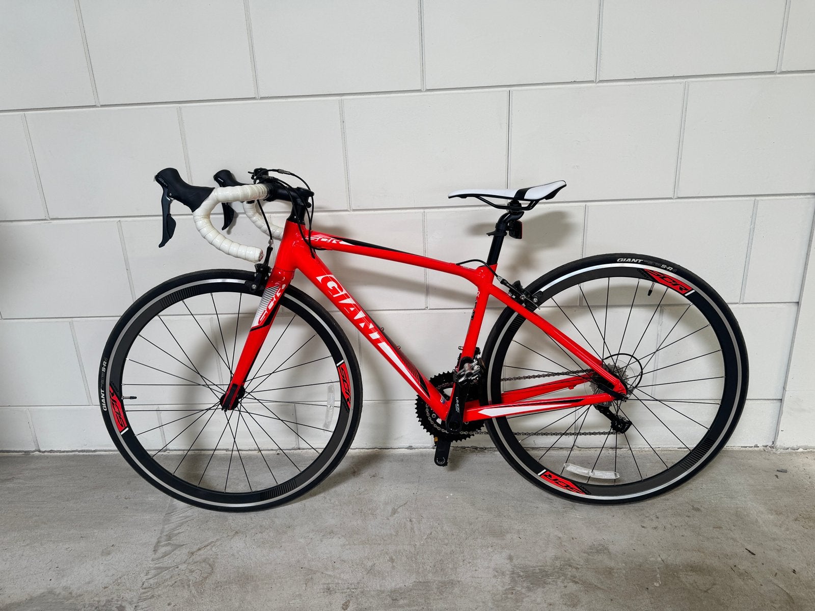 Giant racefiets OCR, rood, so goed als nieuw, Fietsen en Brommers, Fietsen | Racefietsen, Ophalen, 28 inch, Aluminium, Giant