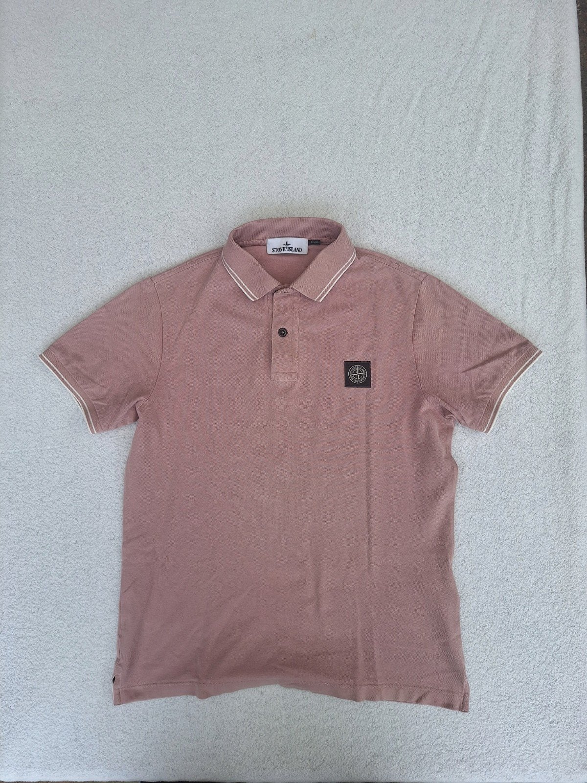 Origineel Stone Island Polo Maat M Lichtroze, Maat 48/50 (M), Ophalen of Verzenden, Roze, Stone Island