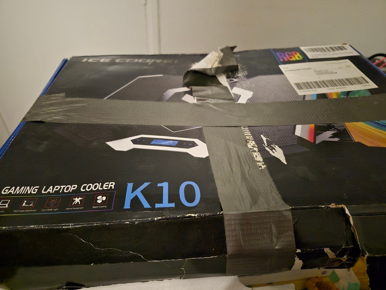 ICE COOLER K10 Gaming Laptop Cooler - Zo goed als nieuw, Ophalen of Verzenden