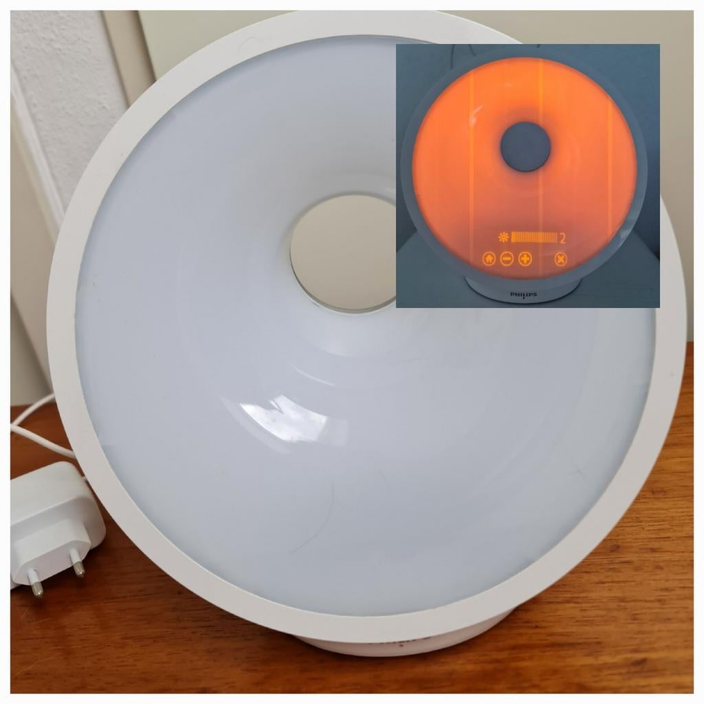 Philips Wake-up Light HF3654 -zo goed als nieuw werkt, Ophalen, Zo goed als nieuw, Digitaal