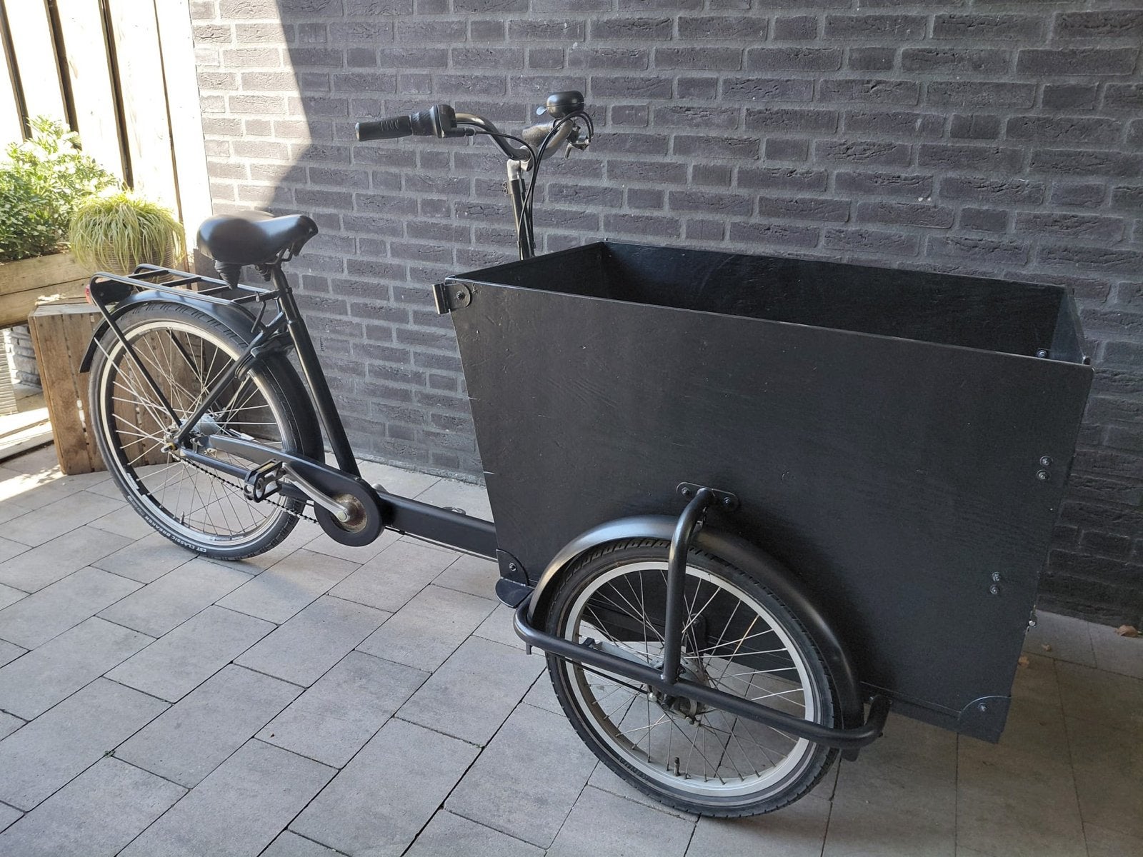 Stevige Bakfiets - Ideaal voor vervoer van goederen en hond, Gebruikt, Goederen, Trommelrem, Ophalen