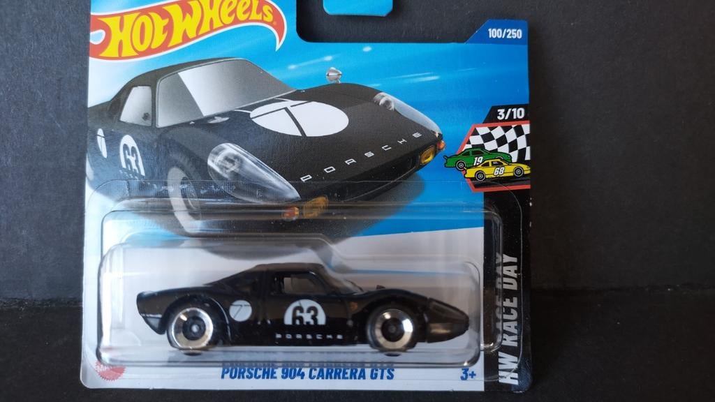 Porsche 904 Carrera GTS 1:64 3inch Hotwheels Pol, Hobby en Vrije tijd, Modelauto's | Overige schalen, Nieuw, Auto, Verzenden
