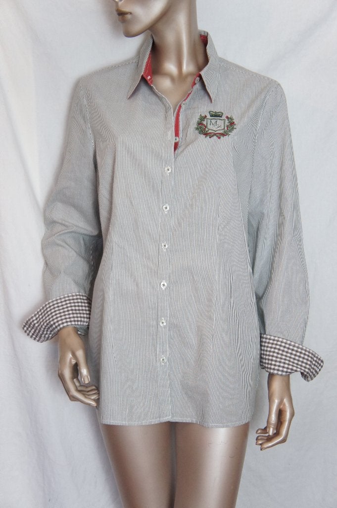 MILANO ITALY blouse maat L, Verzenden, Zo goed als nieuw, Maat 38/40 (M)