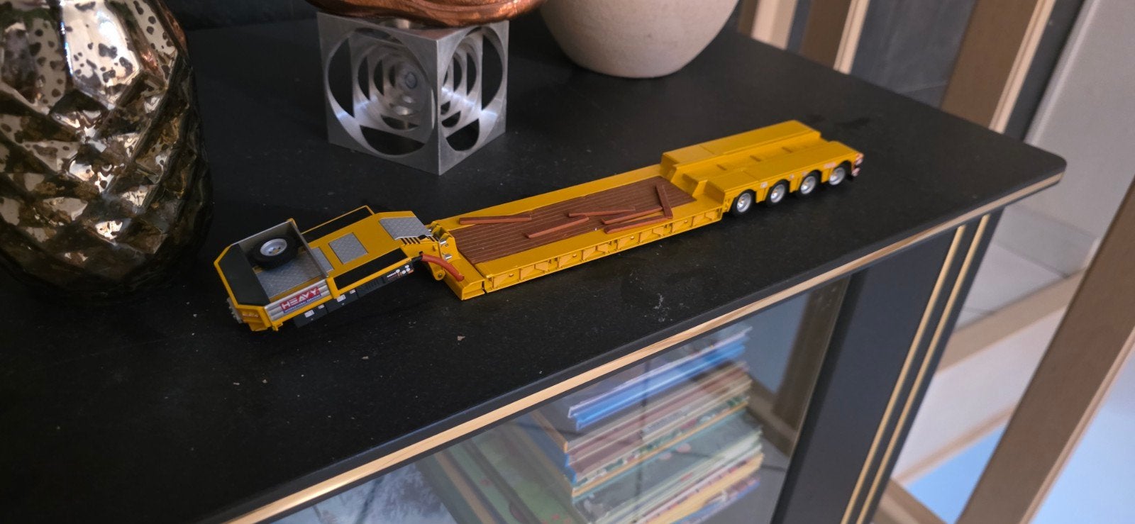 WSI Dieplader, Hobby en Vrije tijd, Modelauto's | 1:50, Verzenden, Zo goed als nieuw, Bus of Vrachtwagen, Wsi