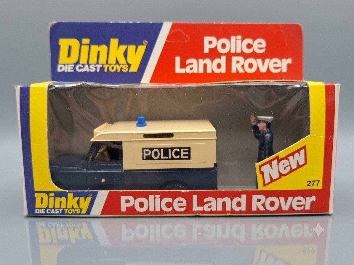 Dinky Toy Police Landrover 277, Ophalen of Verzenden, Auto, Dinky Toys