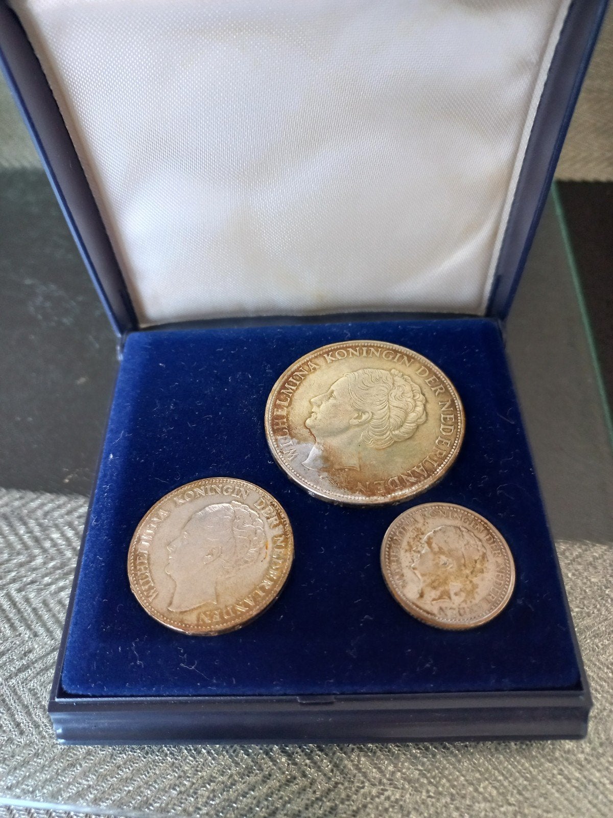 Setje zilveren munten Koningin Wilhelmina, Setje, Zilver, Koningin Wilhelmina, Overige waardes