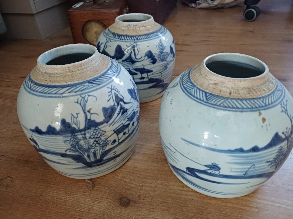 porseleinen potten, Ophalen