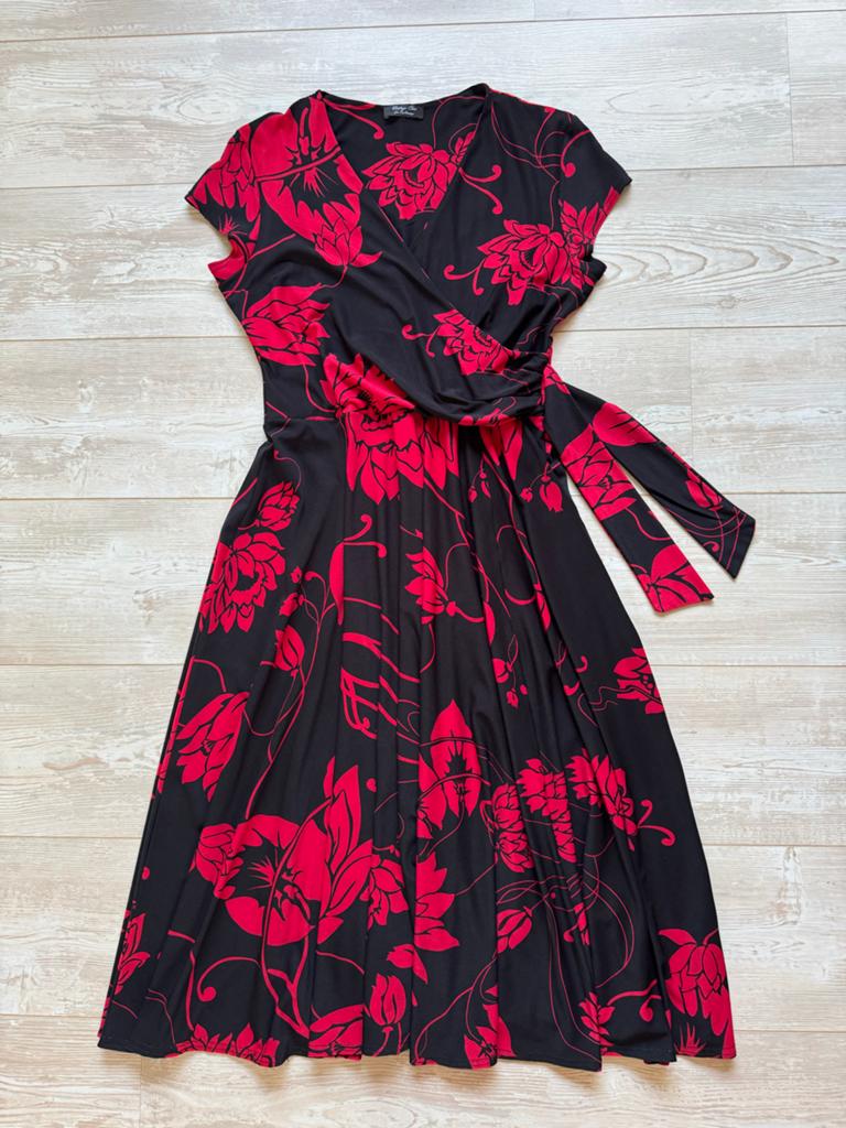 Vintage Chic for TopVintage Swingdress maat 12(UK), Kleding | Dames, Maat 38/40 (M), Verzenden, Zwart, Zo goed als nieuw