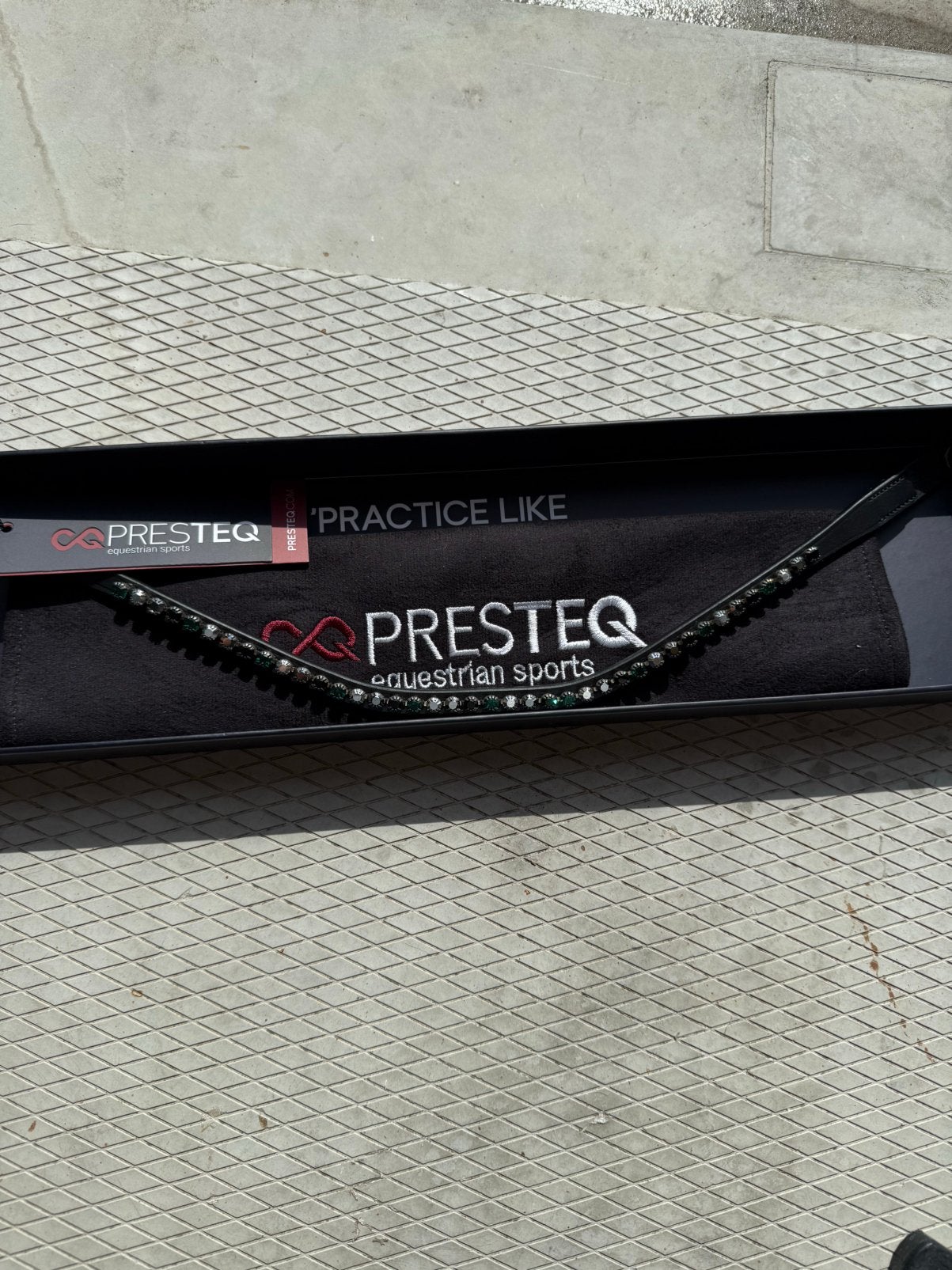 Presteq frontriem emerald green nieuw in doos, Dieren en Toebehoren, Ophalen of Verzenden, Nieuw, Overige merken, Full