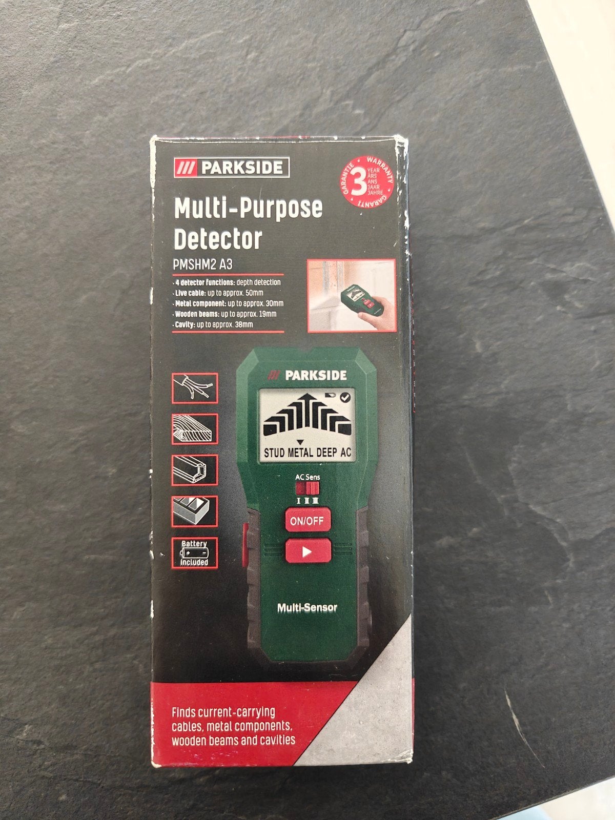 Parkside Multidetector PMSHM2 A3 - Nieuw in doos, Doe-het-zelf en Verbouw, Ophalen of Verzenden