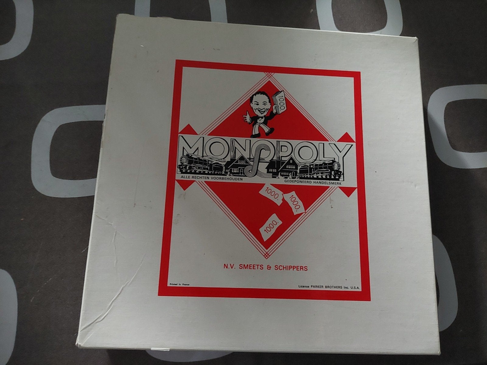 Oude Monopoly. Nederlandse Gulden Editie. Compleet., Vijf spelers of meer, Ophalen of Verzenden, Zo goed als nieuw, Parker