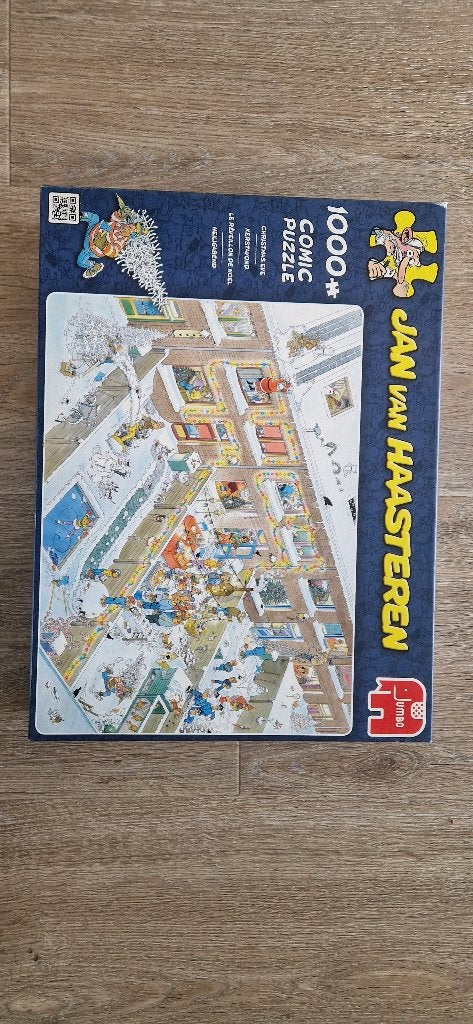 Jan van Haasteren kerstavond, Hobby en Vrije tijd, Denksport en Puzzels, Ophalen of Verzenden, 500 t/m 1500 stukjes, Zo goed als nieuw