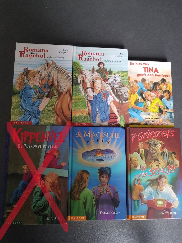 5 jeugdboeken Kluitman 10jr e.o., Ophalen of Verzenden, Zo goed als nieuw