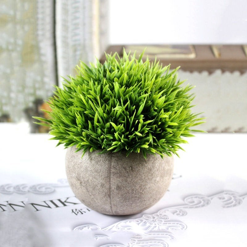 Kunst Stipa Gras / Nep Plant Bloemen Pot Tuin Sier Groen, Verzenden, Nieuw, Kunstplant