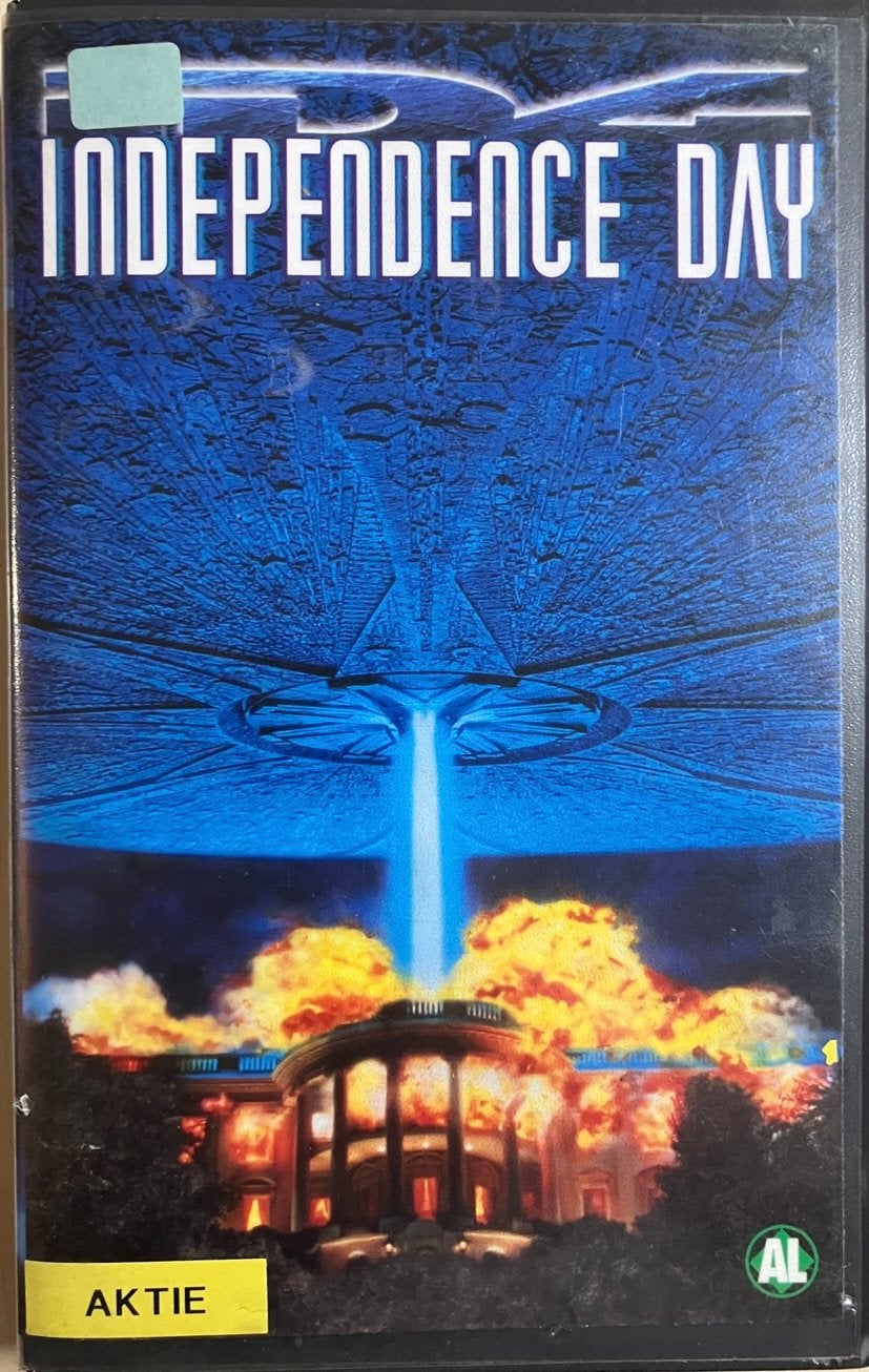 VHS Independence Day, Ex-Rental, Cd's en Dvd's, VHS | Film, Engels, Vanaf 16 jaar, Nederlands ondertiteld, Ophalen of Verzenden